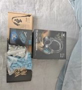 狼蛛三件套出售：有线机械键盘、鼠标、耳机，全套几乎全新